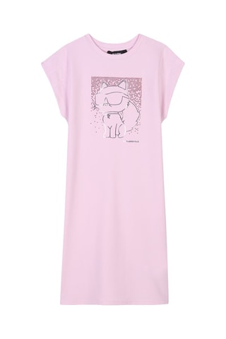 Vestido recto - Rosa pastel - Karl Lagerfeld