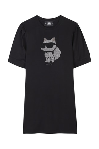 Vestido camiseta - Negro - Karl Lagerfeld