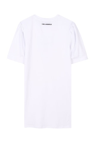 Vestido recto - Blanco - Karl Lagerfeld