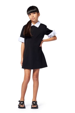 Vestido corto - Negro - Karl Lagerfeld