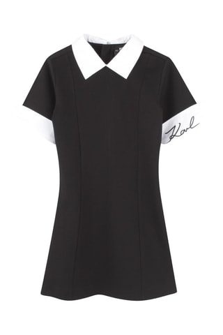 Vestido corto - Negro - Karl Lagerfeld