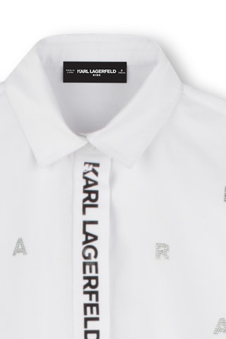 Vestido camisero - Blanco - Karl Lagerfeld