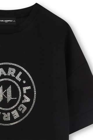 Vestido sudadera - Negro - Karl Lagerfeld