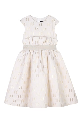 Vestido evasé - Blanco - Karl Lagerfeld