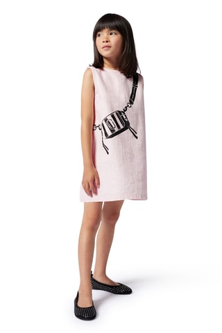 Vestido trapecio sin mangas - Rosa pastel - Marc Jacobs