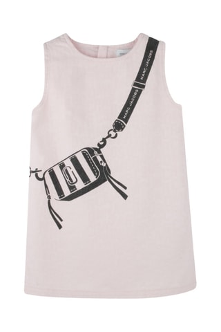 Vestido trapecio sin mangas - Rosa pastel - Marc Jacobs