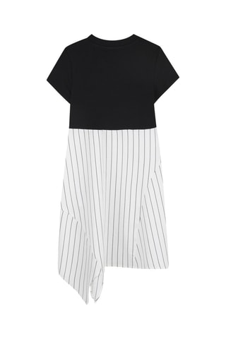 Vestido asimétrico - Negro - DKNY