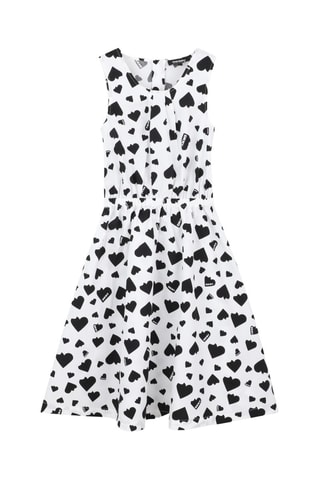 Vestido largo sin mangas - Blanco - DKNY