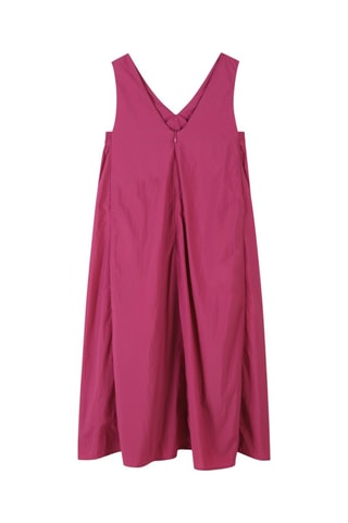 Vestido trapecio sin mangas - Rosa fucsia - DKNY