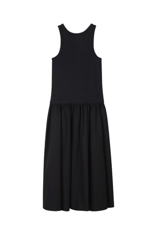 Vestido midi sin mangas - Negro - DKNY