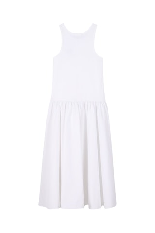 Vestido trapecio sin mangas - Blanco - DKNY