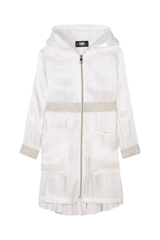 Cortavientos con capucha - Blanco - Karl Lagerfeld