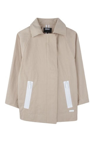 Gabardina oversize - Beige - DKNY