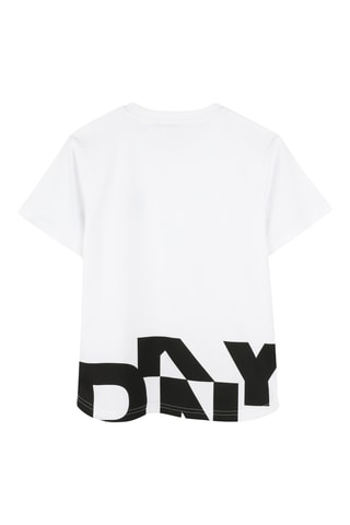 Camiseta loose - Blanco - DKNY