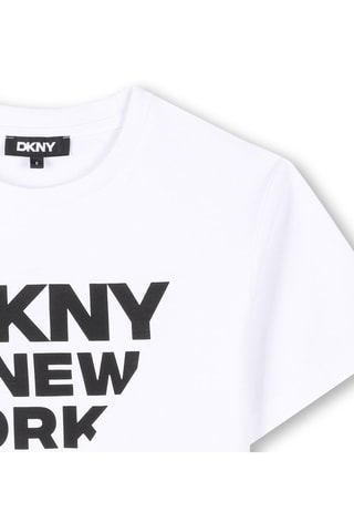 Camiseta loose - Blanco - DKNY