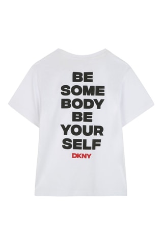Camiseta loose - Blanco - DKNY