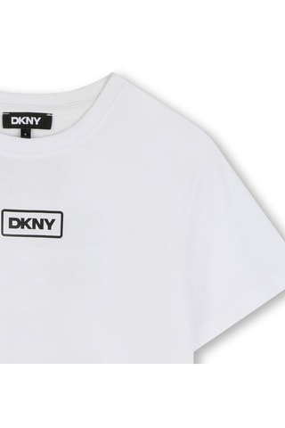 Camiseta loose - Blanco - DKNY