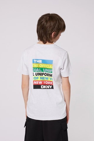 Camiseta regular fit - Gris - DKNY