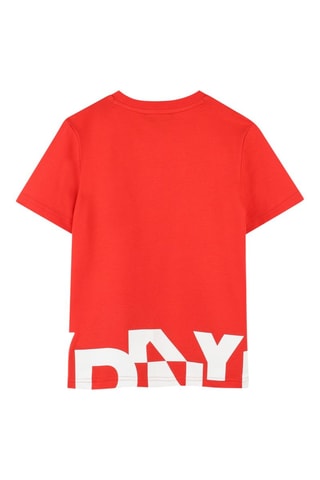 Camiseta loose - Rojo - DKNY