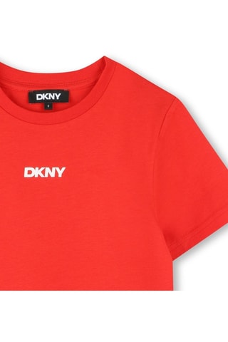 Camiseta loose - Rojo - DKNY