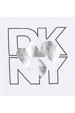 Camiseta loose - Blanco - DKNY