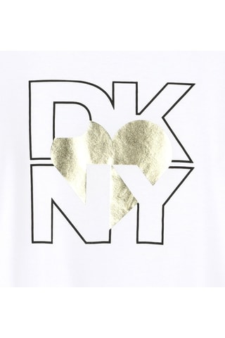 Camiseta loose - Blanco - DKNY