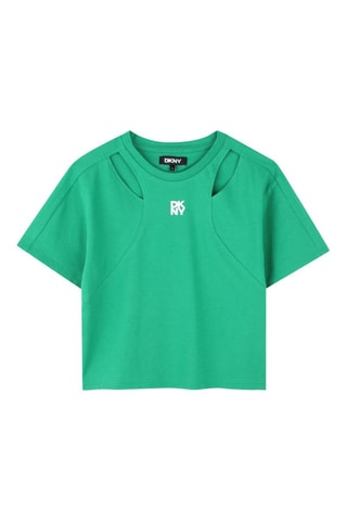Camiseta loose - Verde - DKNY