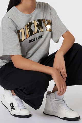 Camiseta - Gris - DKNY