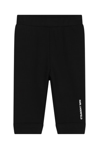 Camiseta y pantalón de chándal de algodón orgánico - Blanco y negro - Karl Lagerfeld