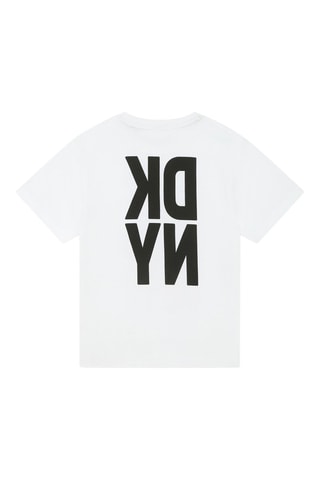 Camiseta oversize de algodón orgánico - Blanco - DKNY