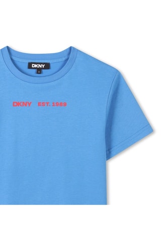 Camiseta loose - Azul - DKNY