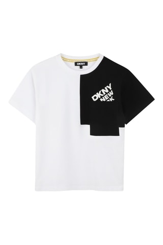 Camiseta loose - Blanco - DKNY