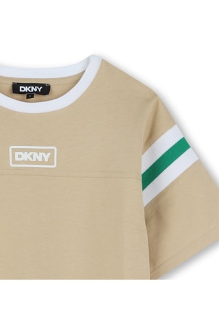 Camiseta loose - Beige - DKNY