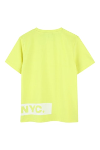 Camiseta regular fit - Amarillo - DKNY