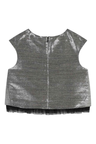 Blusa - Plateado - Karl Lagerfeld