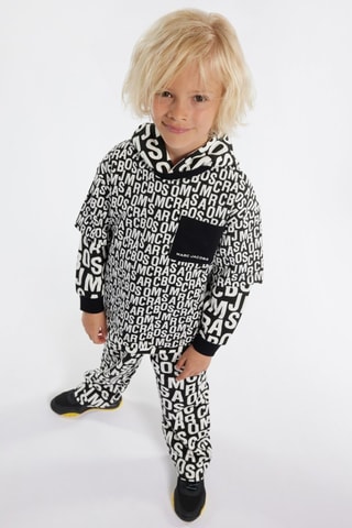 Sudadera de algodón orgánico - Negro y blanco - Marc jacobs