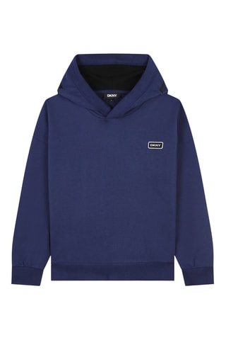 Sudadera con capucha - Azul marino - DKNY