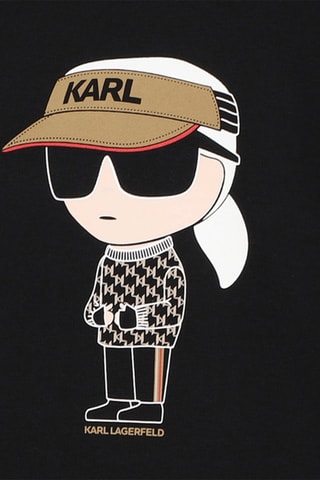 Sudadera de algodón orgánico - Negro - Karl Lagerfeld