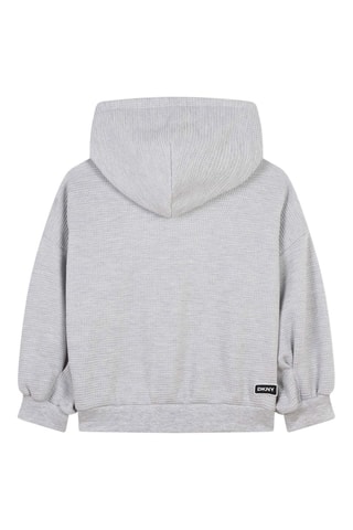 Sudadera con capucha - Gris claro - DKNY