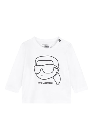 Conjunto de 3 piezas de algodón orgánico - Negro y blanco - Karl Lagerfeld