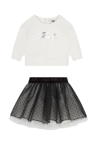 Sudadera y falda - Crudo