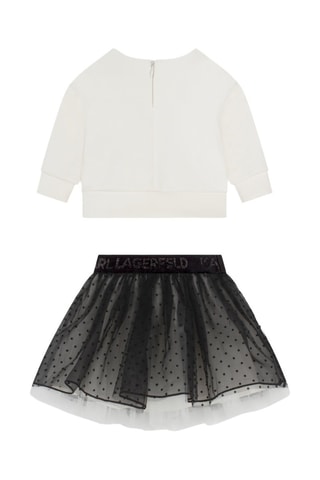 Sudadera y falda - Crudo