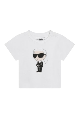 Camiseta y pantalón de chándal de algodón orgánico - Blanco y negro