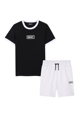 Camiseta y bermudas - Negro y blanco - DKNY