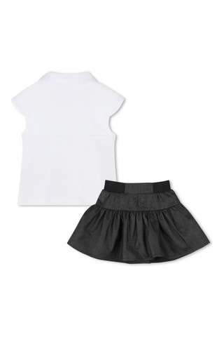 Camiseta y falda - Blanco y negro - Karl Lagerfeld