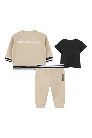 Conjunto de 3 piezas - Beige y negro - Karl Lagerfeld