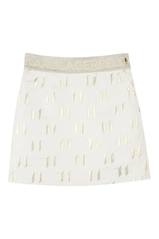 Falda recta - Blanco - Karl Lagerfeld