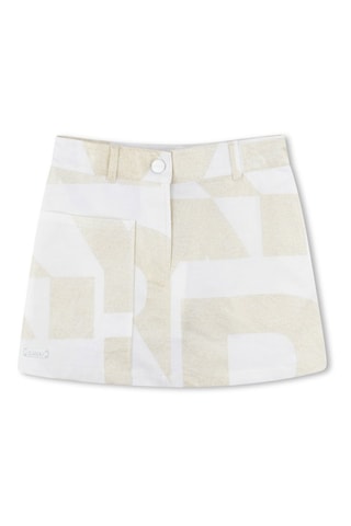 Minifalda recta - Blanco - DKNY