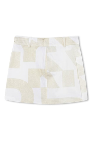 Minifalda recta - Blanco - DKNY