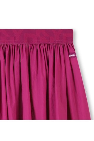 Falda de talle alto - Rosa fucsia - DKNY